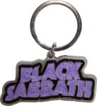 Black Sabbath Wavy Logo Bordered Ключодържател (<![CDATA[BSKEY01]]>)