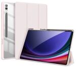 Dux Ducis Samsung Tab S9 Ultra Lte Dux Ducis Toby Tok Álló, Bőr Hatású Aktív Flip, Ceruza Tartó, Rózsaszín