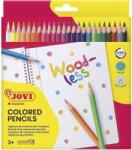 JOVI Non-Wooden Triangular Pencils Set creioane colorate 24 buc (734/24)
