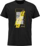 Babolat Exercise Message Tee Black/Black Férfipóló XL