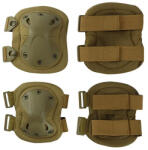 DRAGOWA Tactical taktikai taktikai térd- és könyökvédő, khaki színű