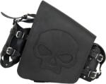RSA Geantă de motocicletă din piele RSA S494 Skull HD Softail neagră (SKWS494)