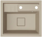  Gránit mosogató NERO Piazza-Evo + szifon (bézs)