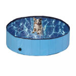 Relaxdays Kutya medence 120x30 cm közepes méretű kutyáknak kék 10048860