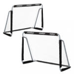 Relaxdays Focikapu 2 db-os szett fekete 110x150x75 cm 10041456