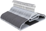 SONGMICS Műanyag vállfa készlet 50 db, csúszásmentes, 41, 5 cm, szürke, ezüst (CRP41G-50)