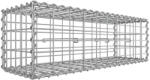 SONGMICS Gabion rács, galvanizált acél hálóval 100x30x30cm, Ezüst (GGB133)