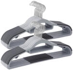 SONGMICS Műanyag vállfa, csúszásmentes ruhaakasztó 50 db, szürke (CRP20G50)