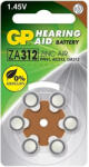 GP Batteries ZA312/6 PR312 PR41 1, 45V hallókészülék elem (GP-ZA312-6BP)