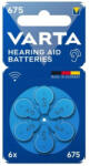 VARTA V675/6 PR675 PR44 1, 45V hallókészülék elem (VARTA-V675-6BP)