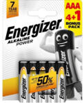 Energizer Alkaline Power LR03/4+1 1, 5V AAA tartós mikro elem (Energizer-Alkaline-Power-LR03-4-1)