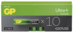 GP Batteries Ultra Plus LR03/10 B0314G 1, 5V tartós AAA mikro elem (GP-B0314G)
