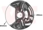 VAN WEZEL Ochranný plech proti rozstreku, Brzdový kotúč VAN WEZEL 3029371 (3029371)