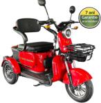 Voltarom Tricicleta electrica Triciclu Electric Voltarom SPX5, Rosu, Autonomie pana la 60km, viteza maxima 25 km pe ora (TET-0091)