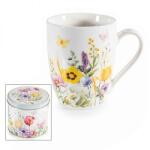 AFI Mezei virágos virágos porcelán bögre fémdobozban - 300 ml (IMO-AFI-721495MEZEIVIRAG)
