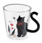 AFI Cicás üvegpohár macskafarokkal - 250 ml (IMO-AFI-802200TULIPANOS)