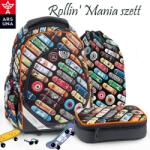 Ars Una anatómiai iskolatáska 3 részes SZETT - Rollin’ Mania (54562288/SZETT/3)