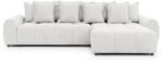 Ropez Fehér sarokkanapé (jobb oldali-heverő résszel) Albane - Ropez