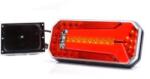 WAS LED-es kombinált hátsó lámpa, IP66/68, helyzetjelző, féklámpa, irányjelző, fényvisszaverő, 12V-24V, kábel: 200cm YLY-S 4x0.5 mm2 (W150-1113L/P) - szervizfelszereles
