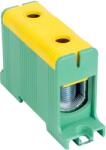  Főáramköri leágazó kapocs, sínre/felületre, zöld/sárga (FLEAL-150/1ZS)