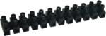  Flexibilis sorozatkapocs, H profil, 12 tag, fekete (SF60A-H)