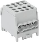  Főáramköri leágazó kapocs, sínre szerelhető, szürke (FLECU-25-16-4)