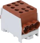  Főáramköri leágazó kapocs, sínre szerelhető, barna (FLECU-35-25-3B)