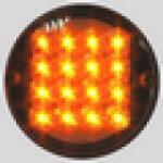 WAS Univerzális kerek 16LED-es Index, 24V, átm. : 115mm, vast. : 37mm, csavartáv. : 46mm (171-W32) (171-W32) - szervizfelszereles