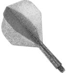 Condor Fluturas si tija darts Condor Glitter argint fumuriu, fluturas standard si tija scurta (CN366006)