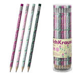 ErichKrause Grafitirón ErichKrause Floral Soul HB radírral (62775)