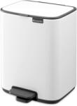 Brabantia Fehér acél pedálos szemetes 7 l Bo - Brabantia