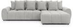Ropez Világosszürke sarokkanapé (jobb oldali-heverő résszel) Albane - Ropez