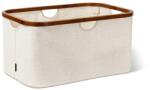 Bigso Krémszínű textil összecsukható szennyeskosár Bamboo/Linen - Bigso