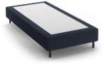 Micadoni Sötétkék kárpitozott egyszemélyes ágy ágytámla nélkül 90x200 cm Whale - Micadoni