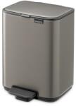 Brabantia Szürke acél pedálos szemetes 4 l Bo - Brabantia