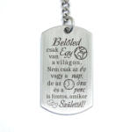 R.M. ékszer Belőled csak egy van acél medálos kulcstartó (13363-RM-D)