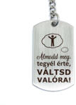 R.M. ékszer Álmodd meg acél medálos kulcstartó (13349-RM-D)