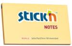 Hopax Notes autoadeziv 76 x 127 mm, 100 file, Stick"n - portocaliu pastel (HO-21393)
