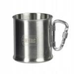 M-Tac Rozsdamentes acél M-Tac túrabögre karabinerrel 250 ml króm (60010012)