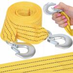  Vontatókötél Autó Vontató öv Sárga 3 Méter Horog Erős Zsinór M