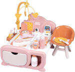 Smoby Centru de ingrijire pentru papusi Smoby Baby Nurse Cocoon Nursery 3 in 1 cu 16 accesorii (S7600220393)