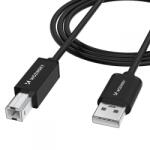 WZK Cablu Imprimanta WZK WKDDY3S, USB-A - USB-B, 2m, Negru