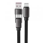 ACEFAST Cablu Date si Incarcare USB-C / USB-A - USB-C Acefast C13-04, 60W, 1.2m, Negru