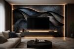  Стенен панел bamboo charcoal i Модел: 5906 i с непрекъсната или огледална шарка i uv лак