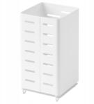 IKEA Evőeszköztartó Fém Fehér 10 cm x 10 cm x 18 cm Ikea Avsteg (505.316.81)