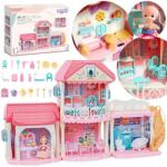 Woopie Babaház 2 szintes Castle Villa XXL Woopie Játékbaba és Bútor szett (50025)