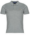 Ralph Lauren Rövid ujjú galléros pólók POLO COUPE DROITE EN PIMA COTON Szürke EU L