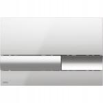 Alcaplast Króm Nyomógomb Falsík Alatti Rendszerekhez, Dupla Öblítés, Alcamat (AQ/M1741)