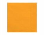 PartyDeco Papírszalvéták, világos narancssárga, 33x33cm