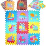 Luxma Eva habszivacs puzzle 10 db-os járművekkel - puha játszószőnyeg (CB-114)